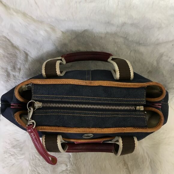 Coach Y2K Small Hampton Shoulder Denim Weekend Tote Bag # 7543 - Picture 9 of 16